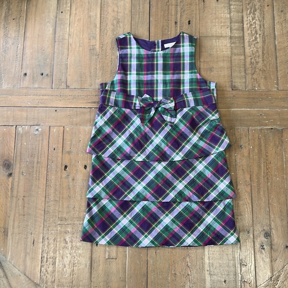 Janie and jack winters walk plaid dress - Picture 1 of 7